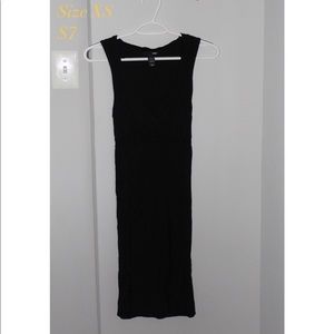 Black bodycon mini dress